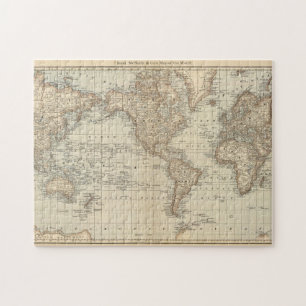 世界2の地図 ジグソーパズル