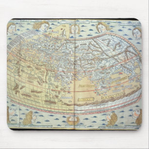 世界2の地図 マウスパッド