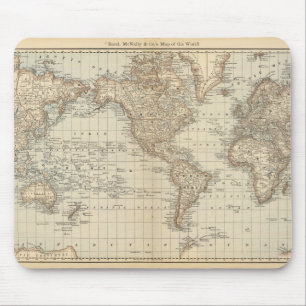 世界2の地図 マウスパッド