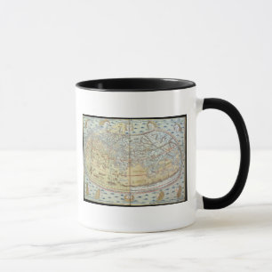 世界2の地図 マグカップ