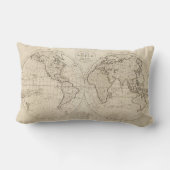 世界2の地図 ランバークッション (裏面)