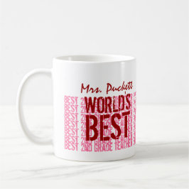 世界2最高の級先生名前をカスタムするG101 マグカップ