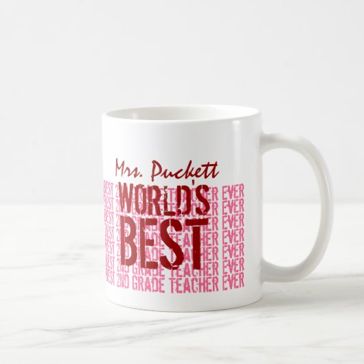 世界2最高の級先生名前をカスタムするG101 マグカップ (右)