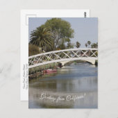 世界2祝:ヴェネツィア運河歴史地区 ポストカード (正面/裏面)