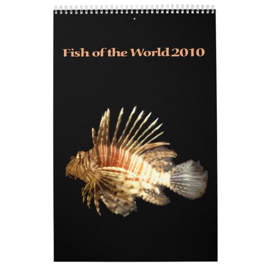 世界2010年の魚 カレンダー (カバー)