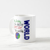 世界2 (お父さん)の最も最高のな歯科医 コーヒーマグカップ (正面左)