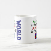 世界2 (お父さん)の最も最高のな歯科医 コーヒーマグカップ (中央)