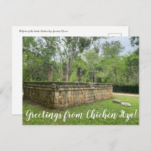 世界2：チ祝ェン・イツァーからの挨拶！ ポストカード (正面/裏面)