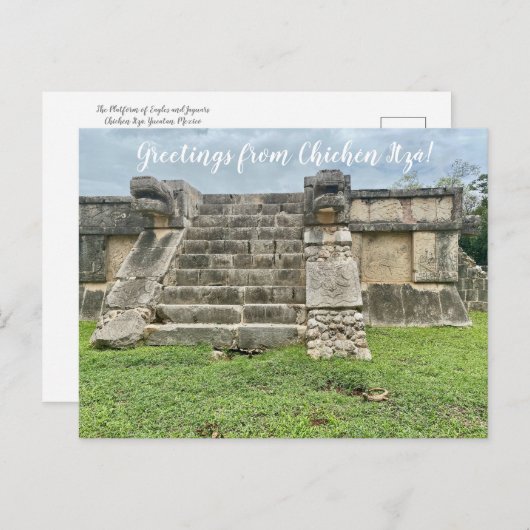 世界2：チ祝ェン・イツァーからの挨拶！位置 ポストカード (正面/裏面)