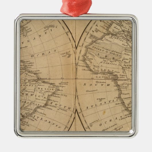 世界2 メタルオーナメント (正面)