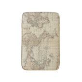 世界2 2の地図 バスマット (正面縦)