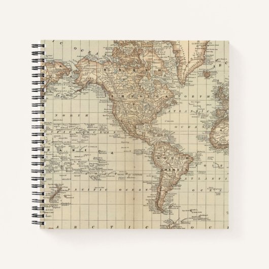 世界3の地図 ノートブック (正面)