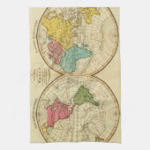 世界3 キッチンタオル (縦)