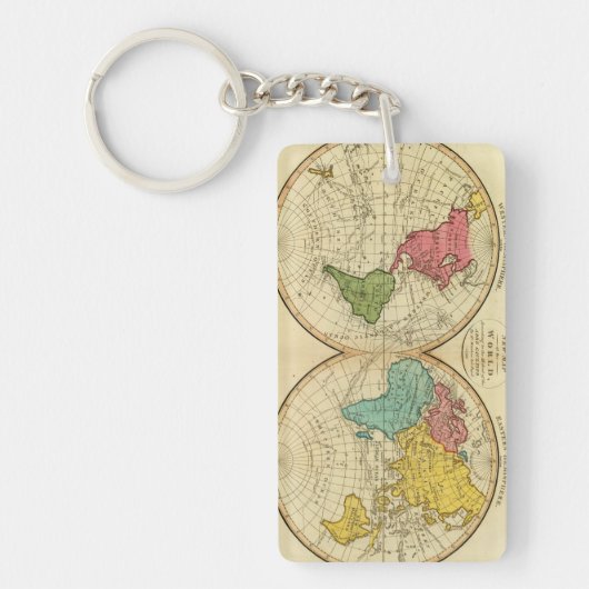 世界3 キーホルダー (正面)