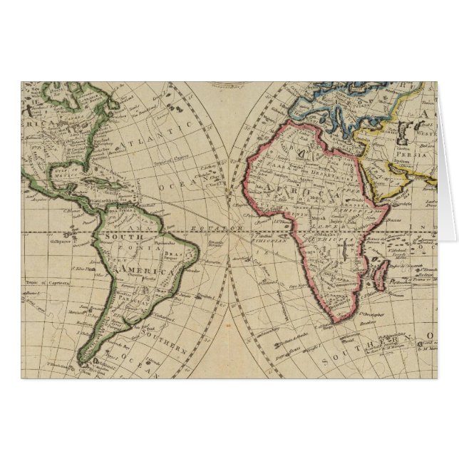 世界4の地図 (正面横)