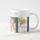 世界4最高のの写真にお目出とう ジャンボコーヒーマグカップ (右)