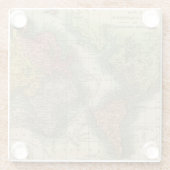 世界4 ガラスコースター (裏面)