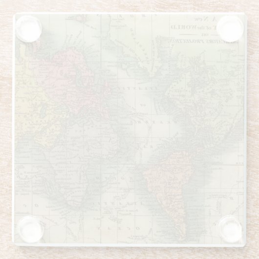 世界4 ガラスコースター (裏面)