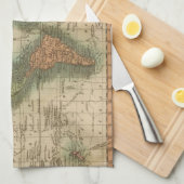 世界4 キッチンタオル (四つ折り)