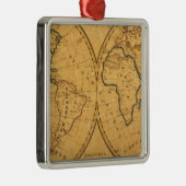 世界5の地図 メタルオーナメント (右)