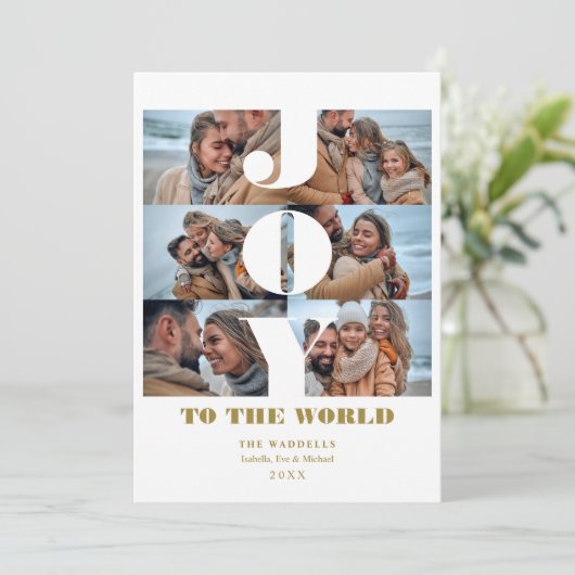 世界6枚の写真コラカスタムージュに喜び シーズンカード (スタンド正面)