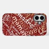 世界60ヶ国語の「母」 Case-Mate iPhoneケース (裏面 (横))