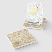 世界7 ストーンコースター (横)