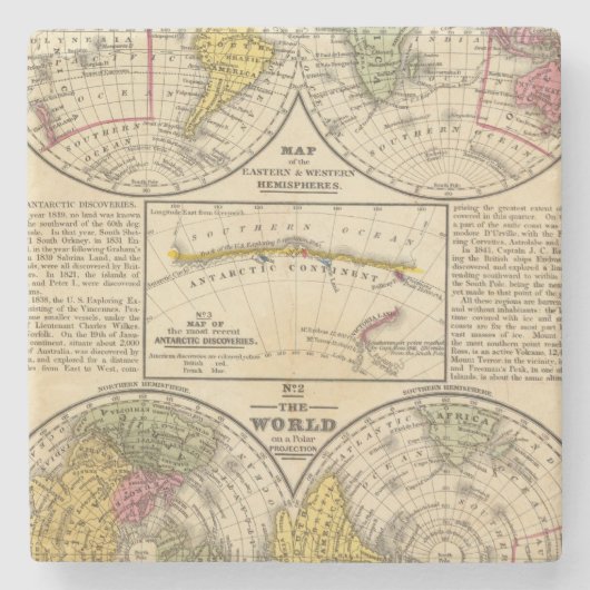 世界7 ストーンコースター (正面)