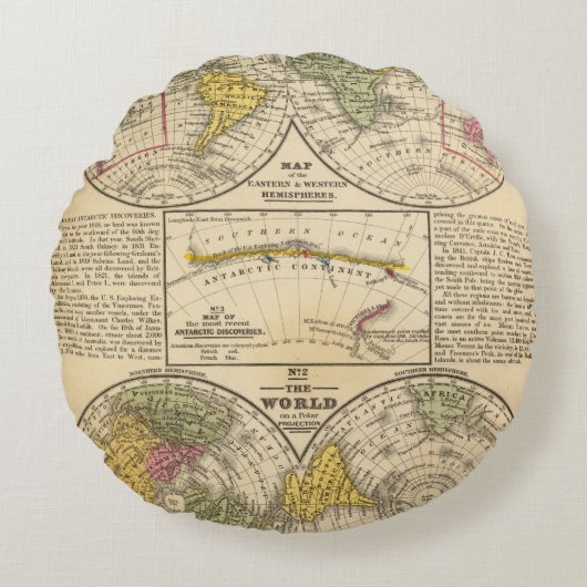 世界7 ラウンドクッション (正面)