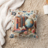 世界80冊のクッション クッション (ブランケット)