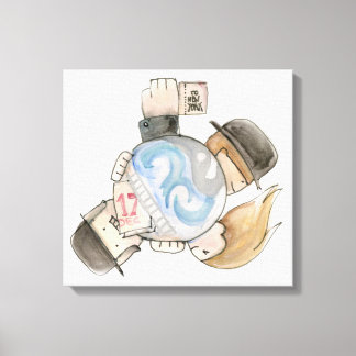 世界80日 キャンバスプリント