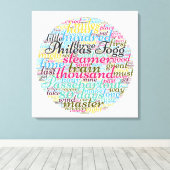 世界80日 キャンバスプリント (インサイチュ (ウッドフロア))