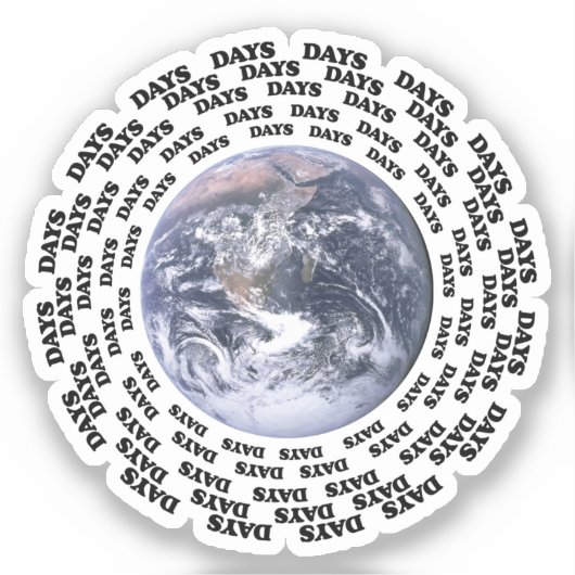 世界80日 シール (正面)