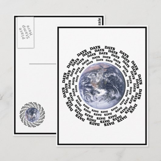 世界80日 ポストカード (正面/裏面)