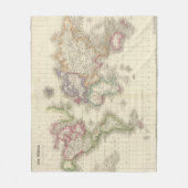 世界9 フリースブランケット (正面)