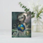 「世界」のはがき ポストカード (スタンド正面)