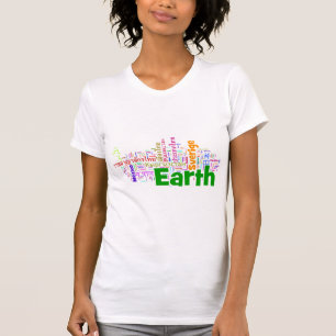 世界(カラフル)の国 Tシャツ