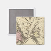 世界、キリスト教地図 マグネット (正面/裏面)