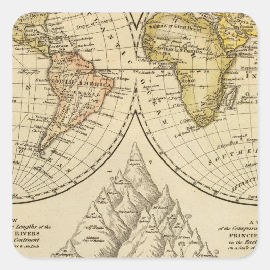 世界 スクエアシール (正面)