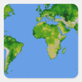 世界 スクエアシール (正面)