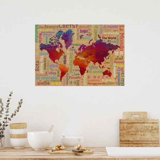 世界 ポスター (キッチン)