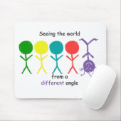 世界-マウスパッド--を見ます マウスパッド (マウス)