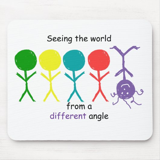 世界-マウスパッド--を見ます マウスパッド (正面)