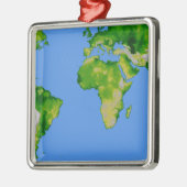 世界 メタルオーナメント (左)