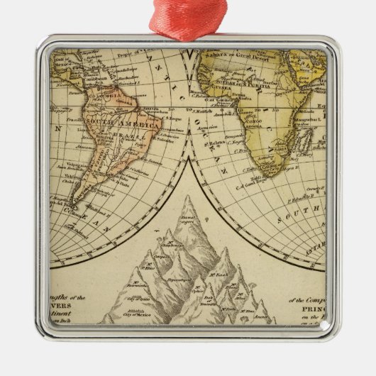 世界 メタルオーナメント (正面)