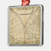 世界 メタルオーナメント (左)