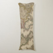 世界、メルカトル図法2 ボディピロー (正面縦)