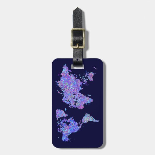 世界 ラゲッジタグ (正面縦)