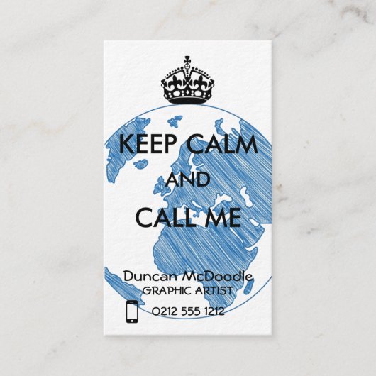 世界 名刺 (正面)