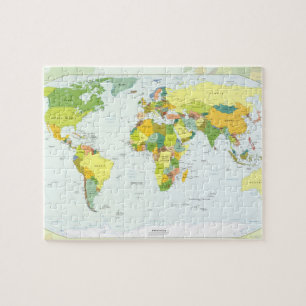 世界+地図+地球+国+地図帳 ジグソーパズル